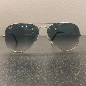 Ray-Ban Aviator Gradient Sunglasses.